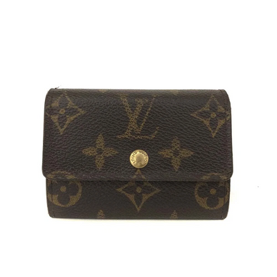 $440 2000 Louis Vuitton Porte Monnaie Coin Purse Wallet MI1010