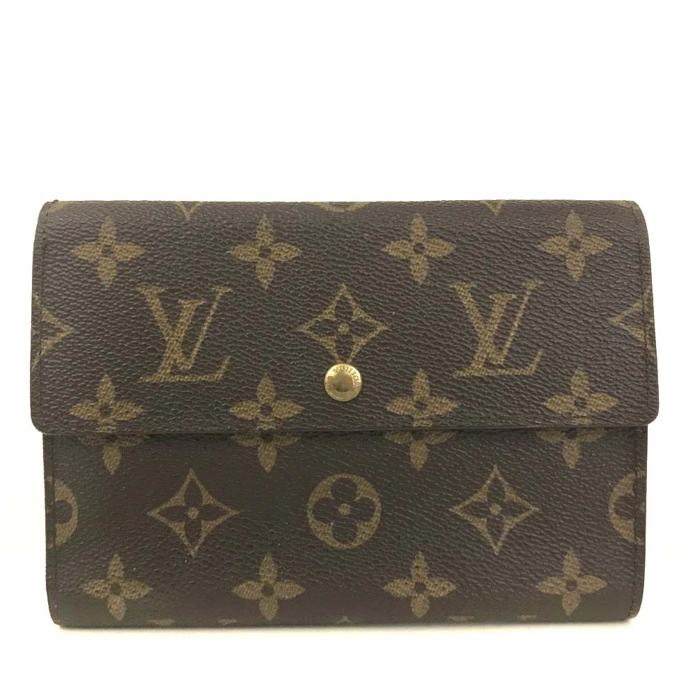 Louis Vuitton Monogram Porte Tresor Etui Papiers Trifold Wallet SP1917