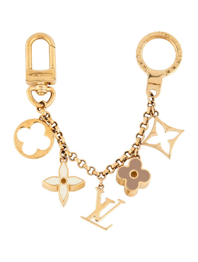 $675 Louis Vuitton Fleur De Monogram Bag Charm