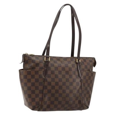$1,350 2014 Louis Vuitton Damier Ebene Totally PM Tote Bag TJ2104