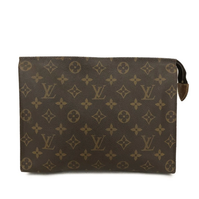 $760 Louis Vuitton Monogram Poche Toilette 26 Cosmetics Pouch Purse