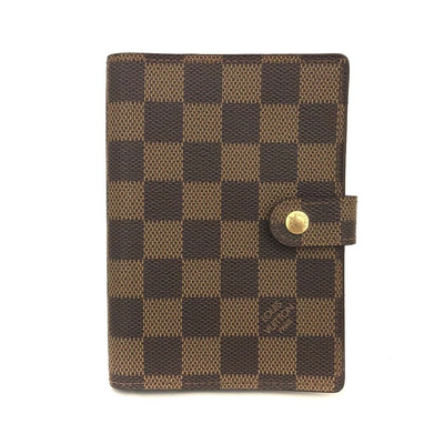 $505 1997 Louis Vuitton Damier Ebene Agenda Cover Small  CA0977