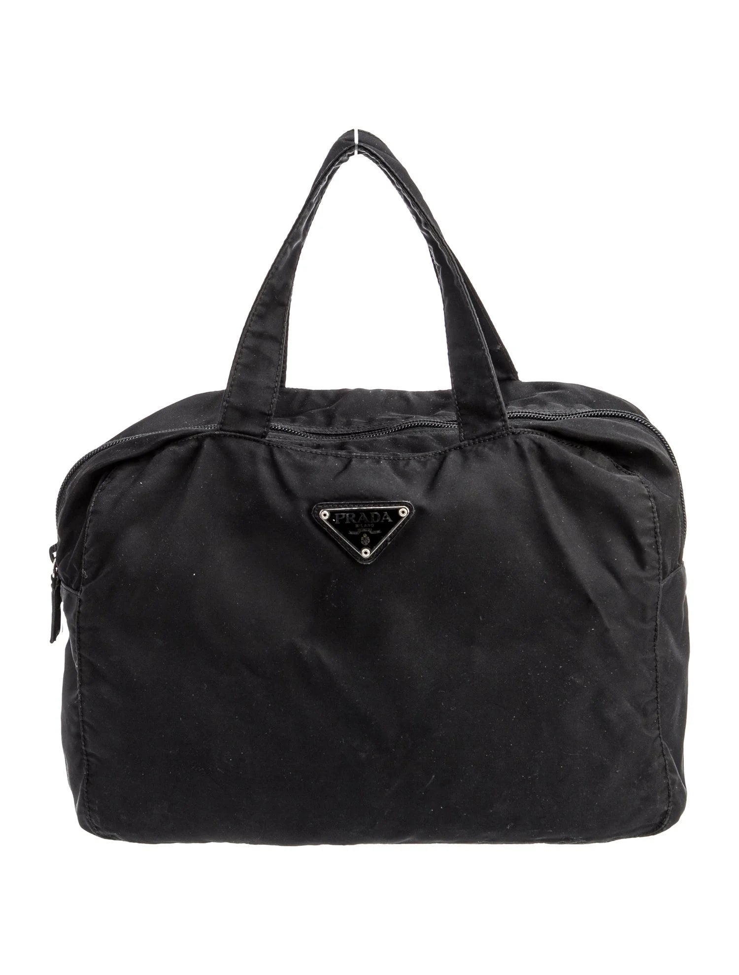 $1100 Prada Tessuto Nylon Top Handle Bag