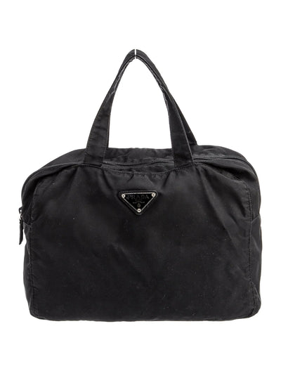 $1100 Prada Tessuto Nylon Top Handle Bag