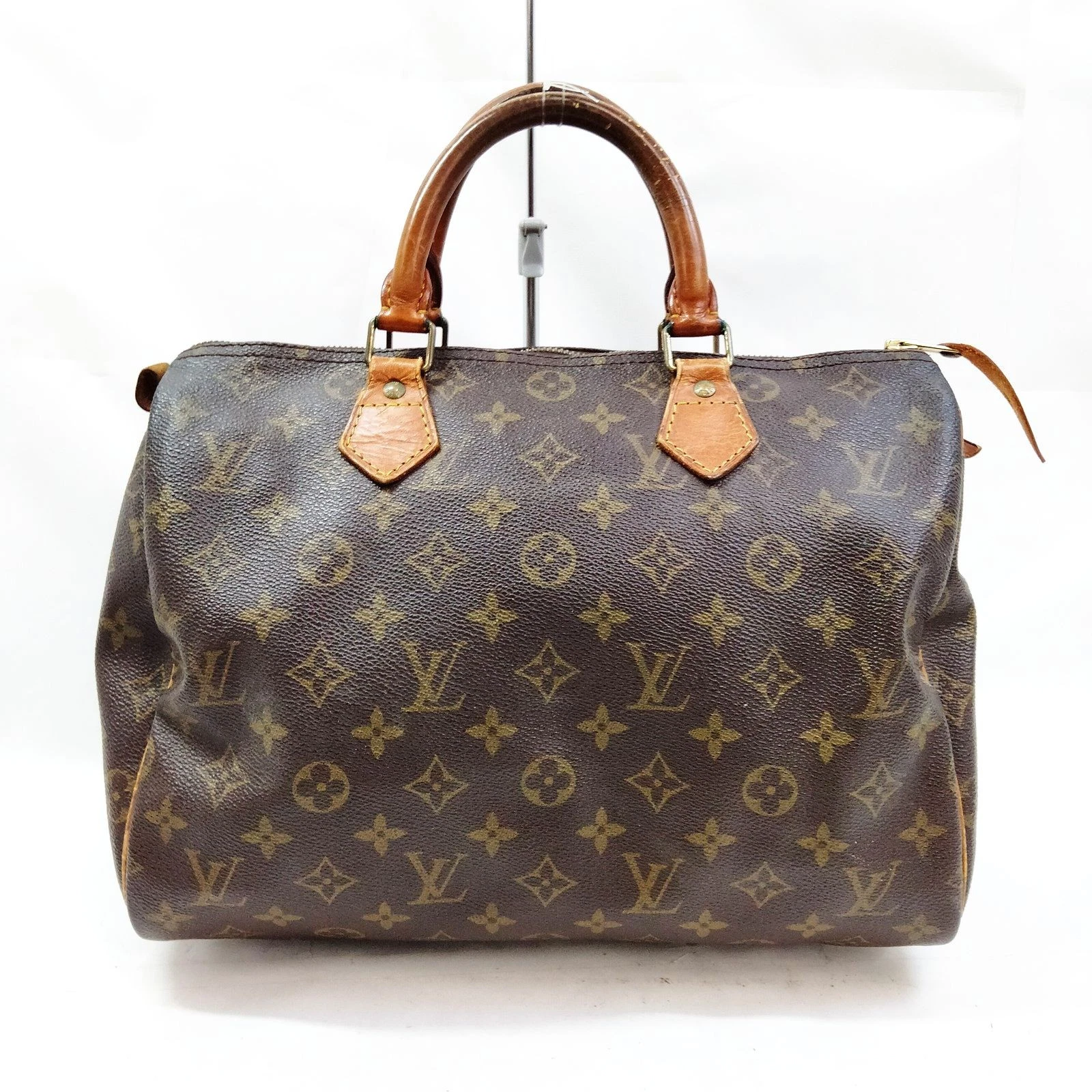 $1550 Louis Vuitton LV Hand Bag Speedy 30 Brown Monogram