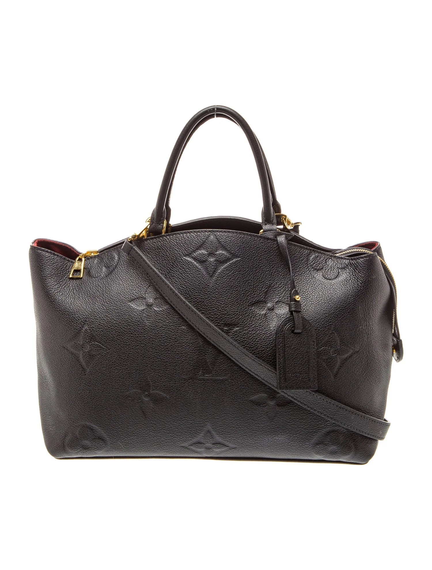 $3750 Louis Vuitton Empreinte Monogram Giant Grand Palais Black