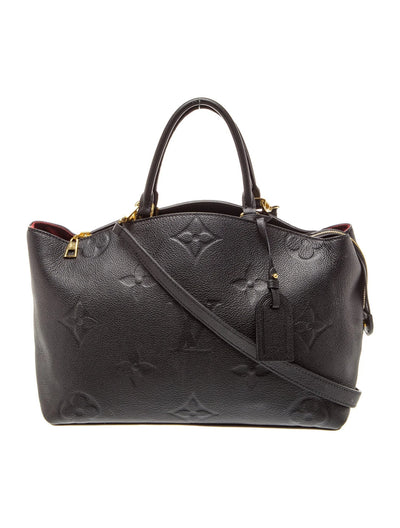 $3750 Louis Vuitton Empreinte Monogram Giant Grand Palais Black