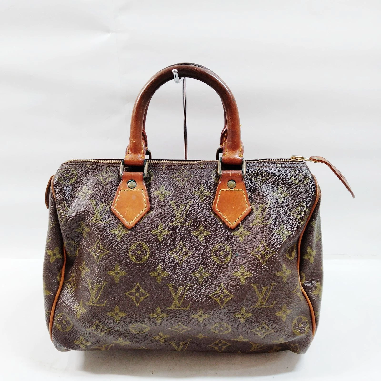$1490 Louis Vuitton LV Hand Bag Speedy 25 Brown Monogram