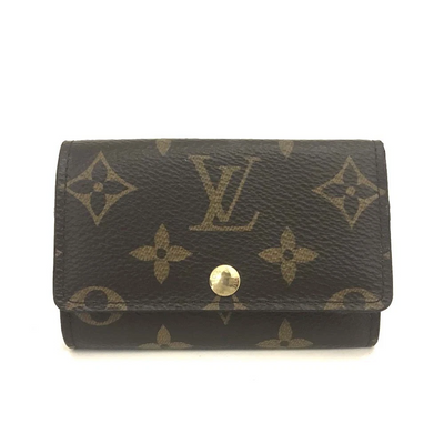 $355 Louis Vuitton Monogram Multicles 6 Ring Key Case Brown CT0169