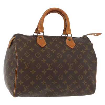 $1540 1984 LOUIS VUITTON Monogram Speedy 30 Hand Bag SA824