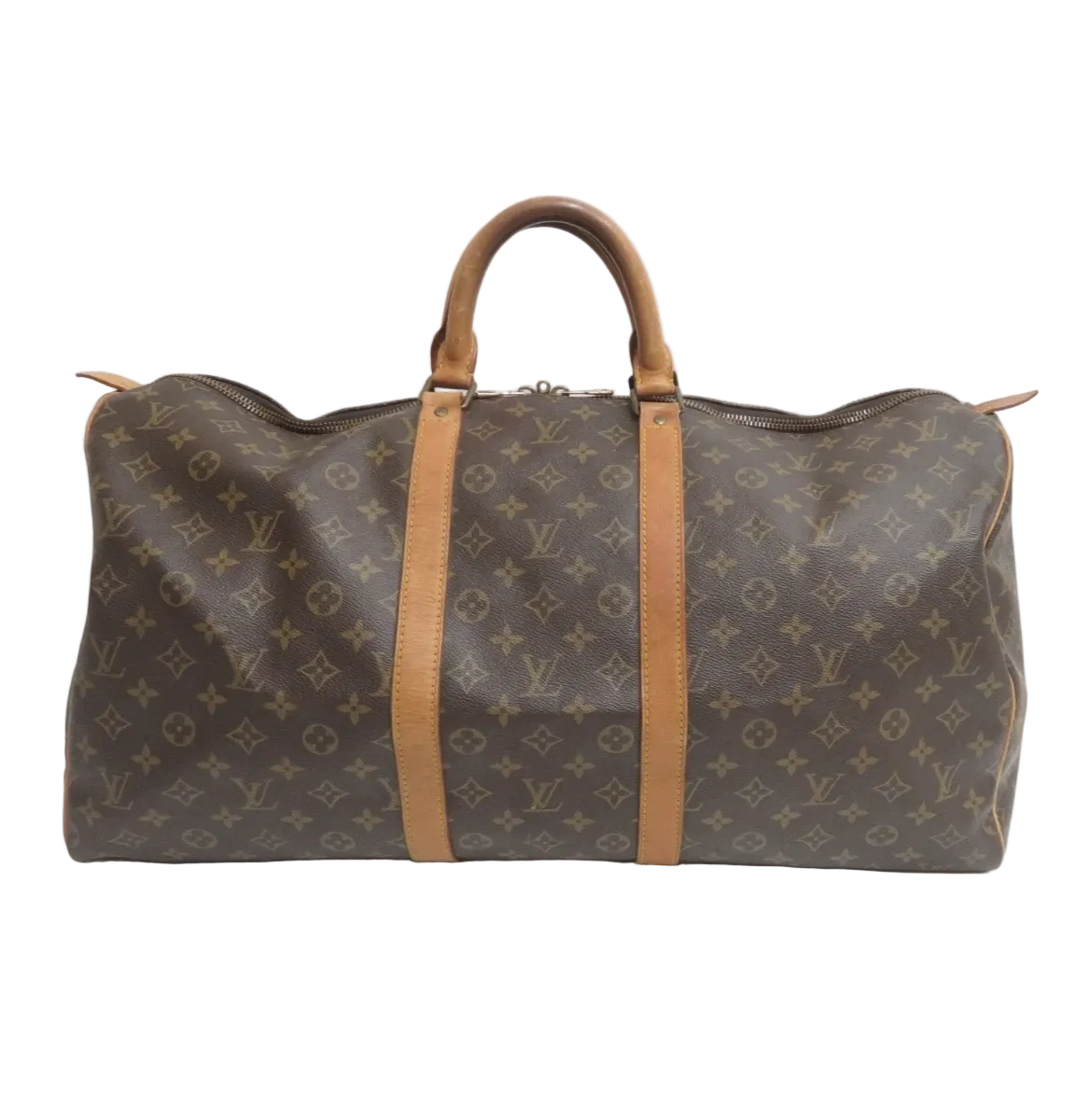 $2170 1985 Louis Vuitton Monogram Duffle Boston Bag Keepall 55 853