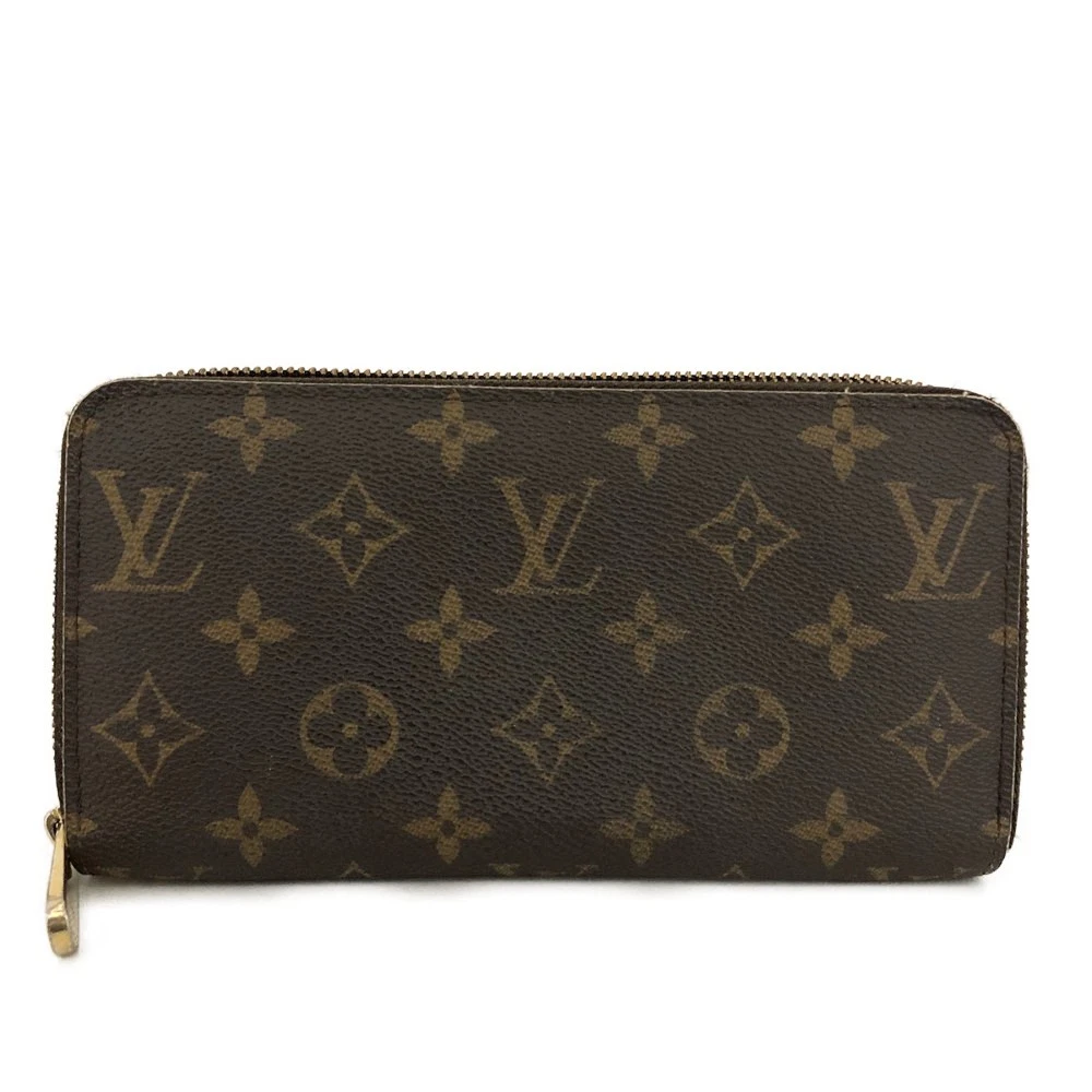 Louis Vuitton Monogram Zippy Zip Around Long Wallet Brown CA0029