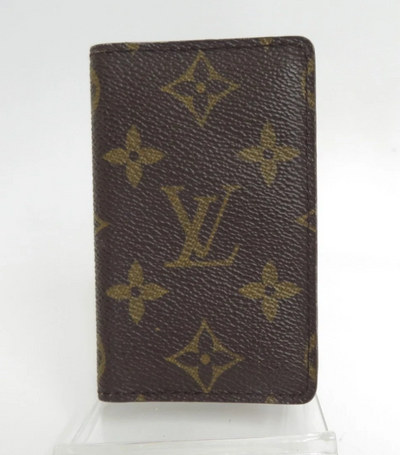 $390 2004 Louis Vuitton Monogram Pochette Cartes Visite RA0044