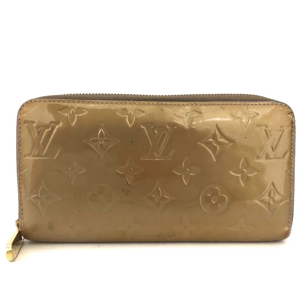 $970 2012 Louis Vuitton Monogram Vernis Zippy Zip Around Long Wallet CA2152