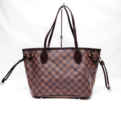 Louis Vuitton LV Tote Bag Neverfull PM Brown Damier  VI1099
