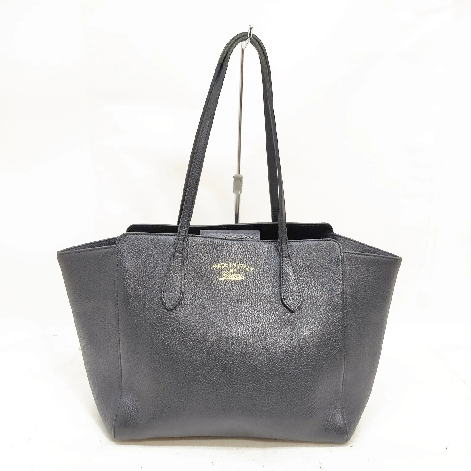 Gucci Tote Bag Black Leather 463076