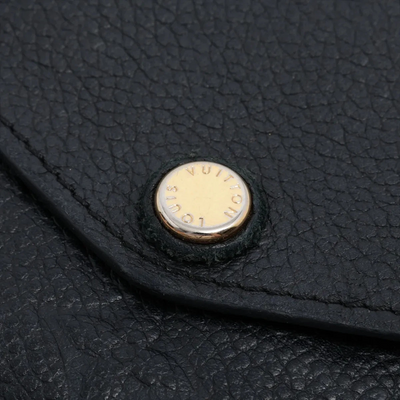 $1060 Louis Vuitton Empreinte Sarah Wallet NM Black