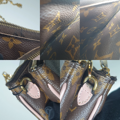 Louis Vuitton Pochette Double Zipper Flower Monogram GI0169