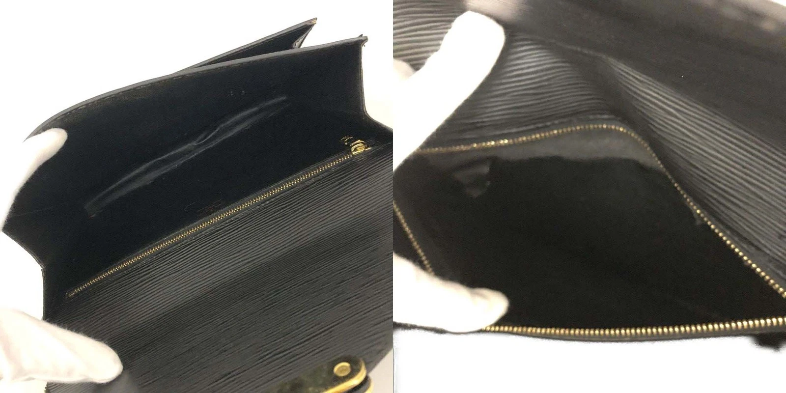 $1,350 2002 Louis Vuitton Epi Pochette Sellier Dragonne Clutch Bag VI0032