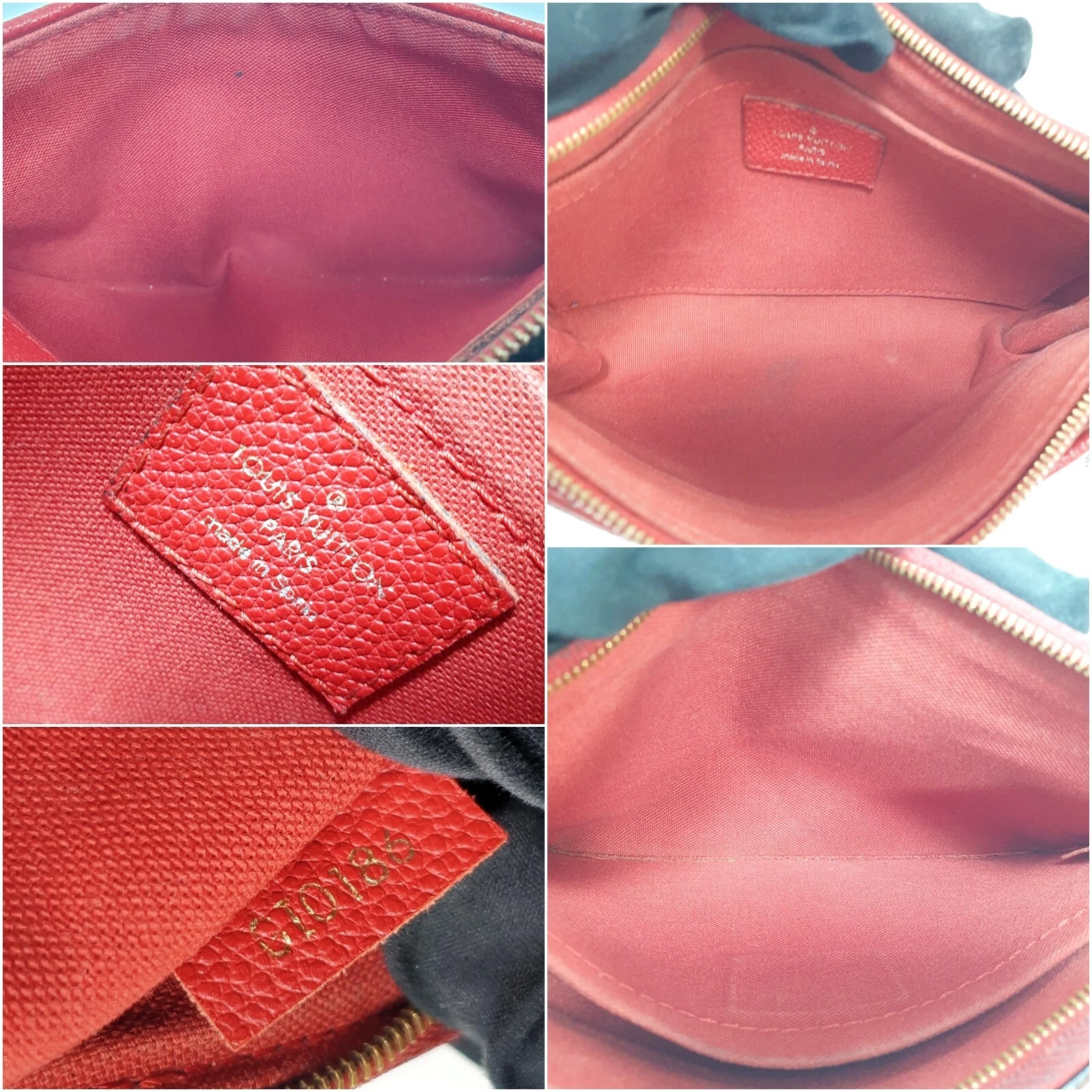 $1550 2016 Louis Vuitton Monogram Pallas Clutch Poppy GI0186