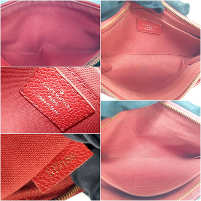 $1550 2016 Louis Vuitton Monogram Pallas Clutch Poppy GI0186