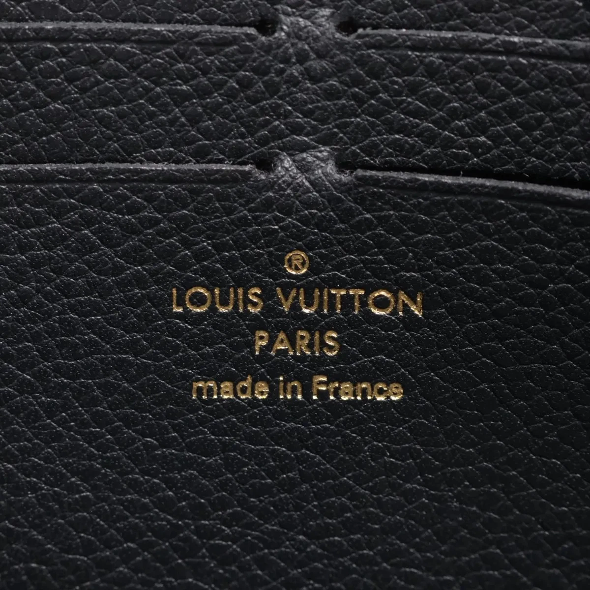 $1170 Louis Vuitton Empreinte Zippy Wallet Black