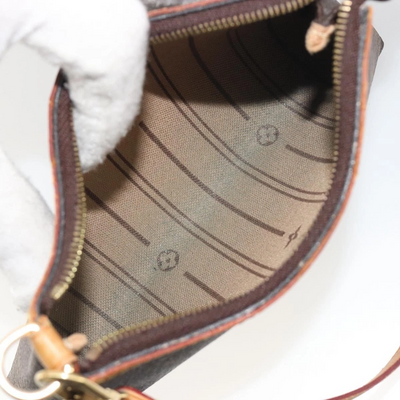 $1250 2010 Louis Vuitton Monogram Mini Pochette Delightful SA1130