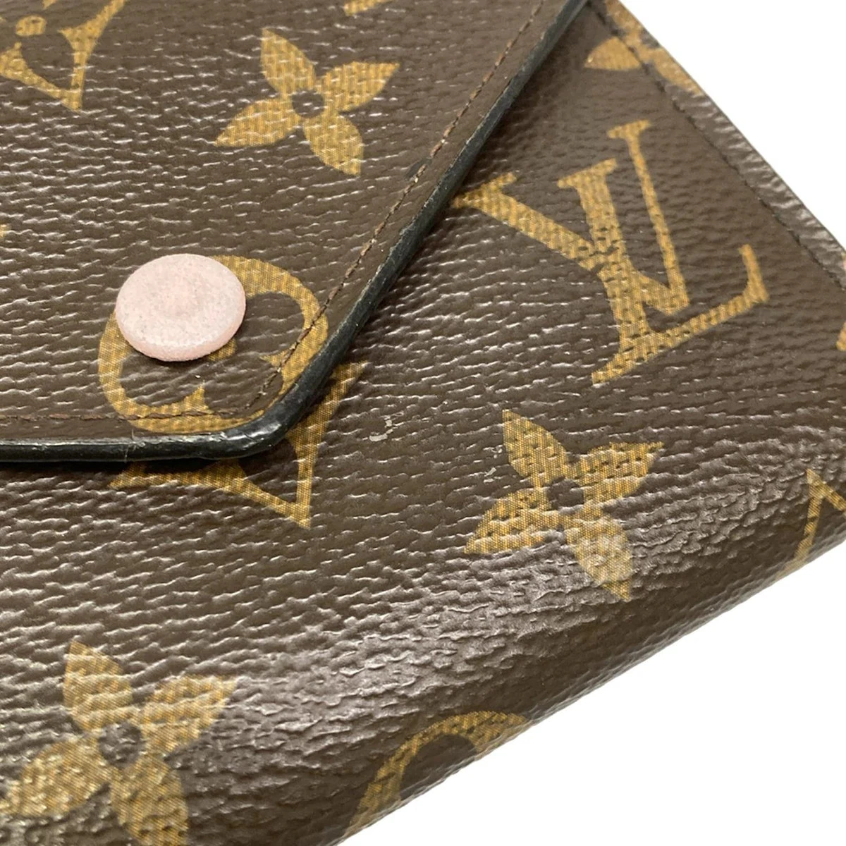 LOUIS VUITTON Portefeuille Victorine M62360 Rose Ballerine Monogram MI4118