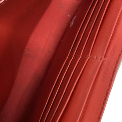 $1450 Christian Louboutin Grained Calfskin Spikes Loubinthesky Paloma Wallet On Chain Black Multimetal