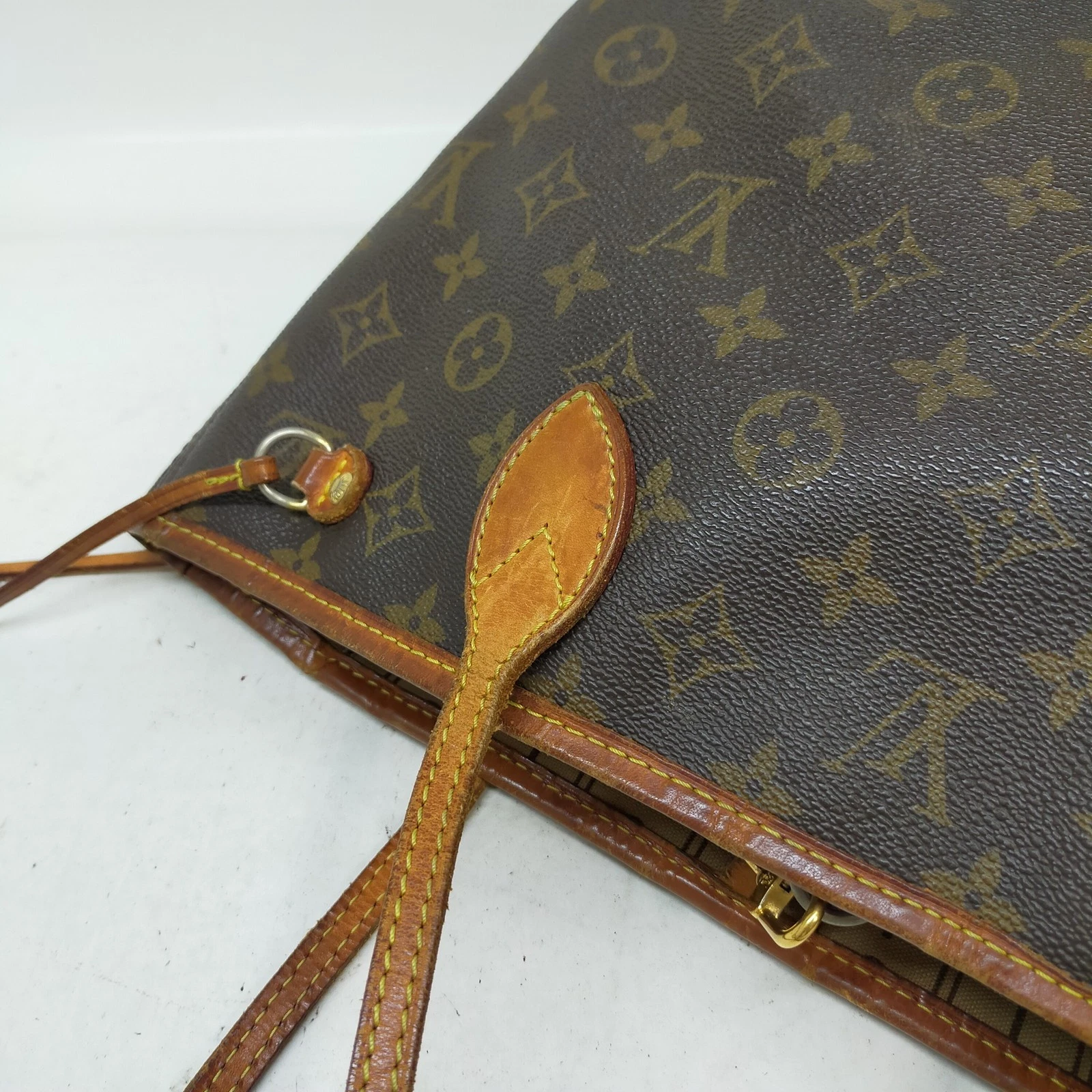 $2100 Louis Vuitton LV Tote Bag Neverfull PM Brown Monogram
