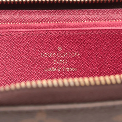 $915 LM0280 2020 Louis Vuitton Monogram Zippy Wallet Fuchsia