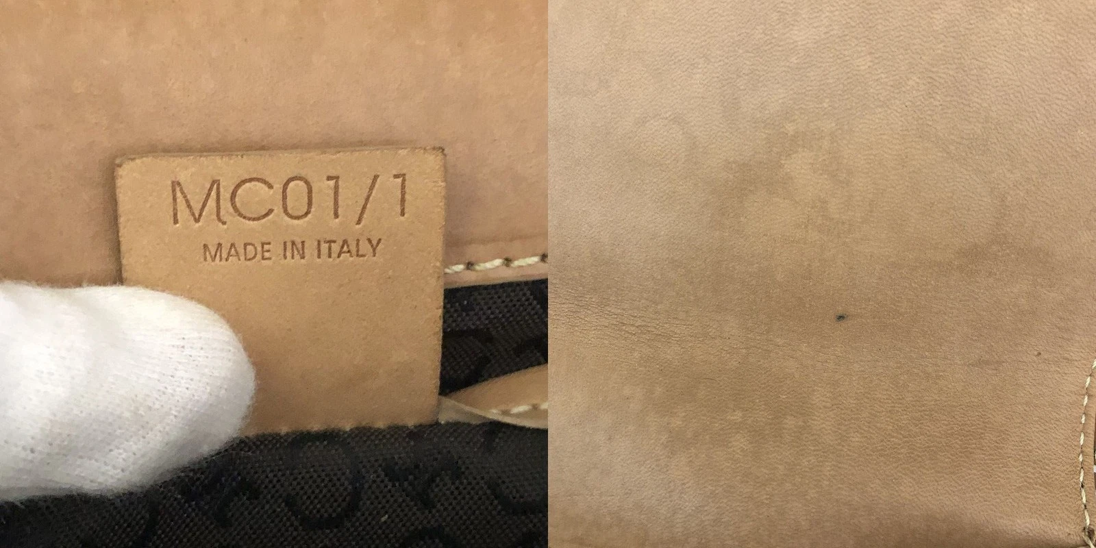 $850 CELINE Macadam C Suede Leather Shoulder Bag Brown