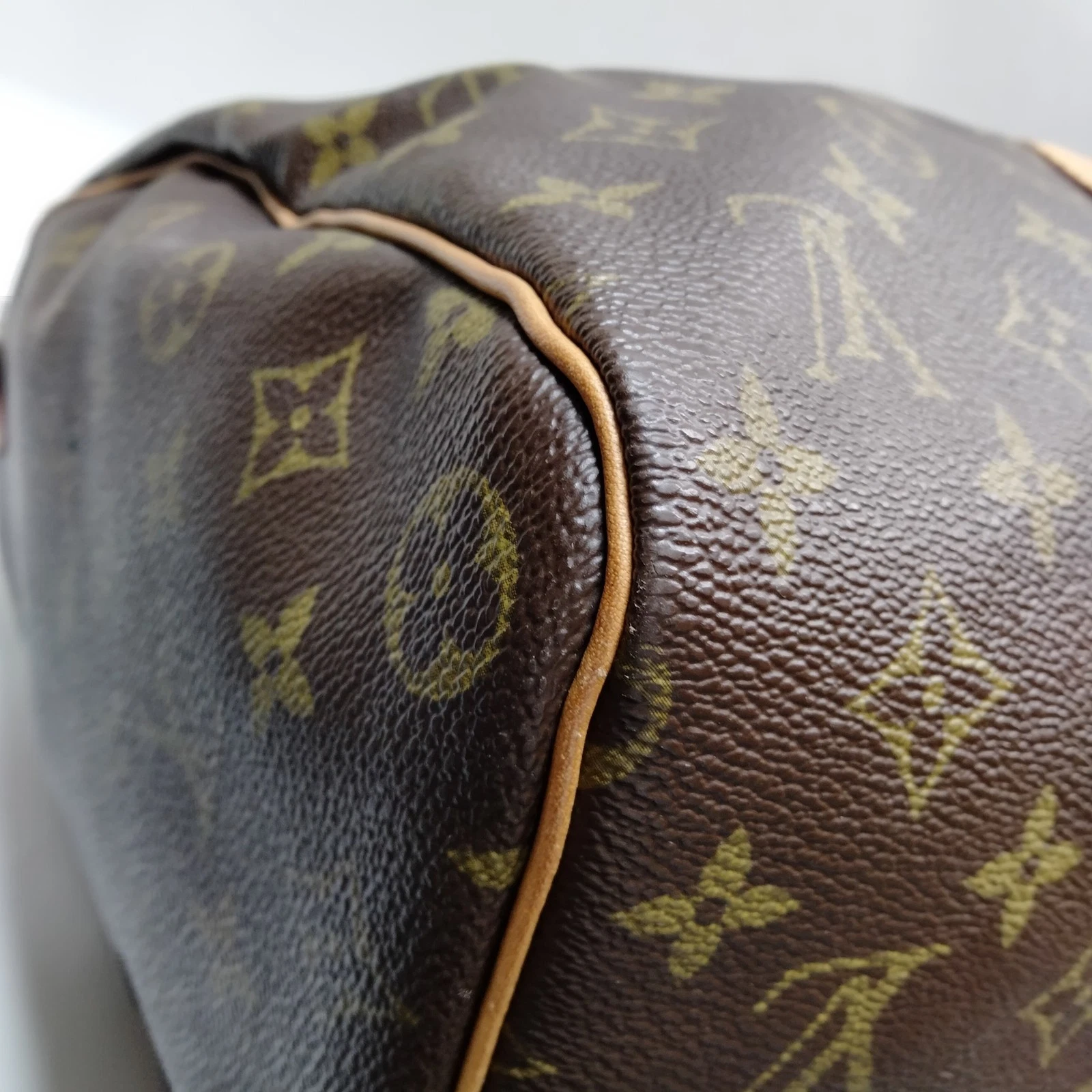 Louis Vuitton Keepall 45 Boston Bag Brown Monogram FL0040