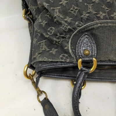 $1965 2007-2009  Louis Vuitton Denim Neo Cabby MM Black