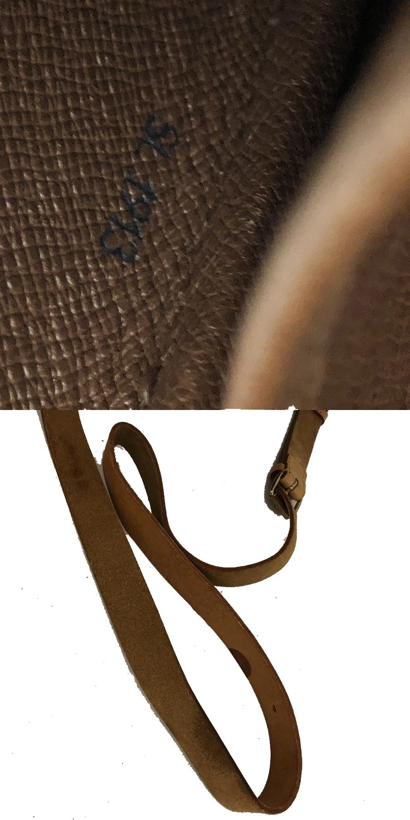 $1440 1993 Louis Vuitton Cartouchiere MM Monogram Crossbody Shoulder Bag SL1913