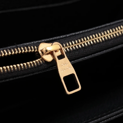 $1170 Louis Vuitton Empreinte Zippy Wallet Black