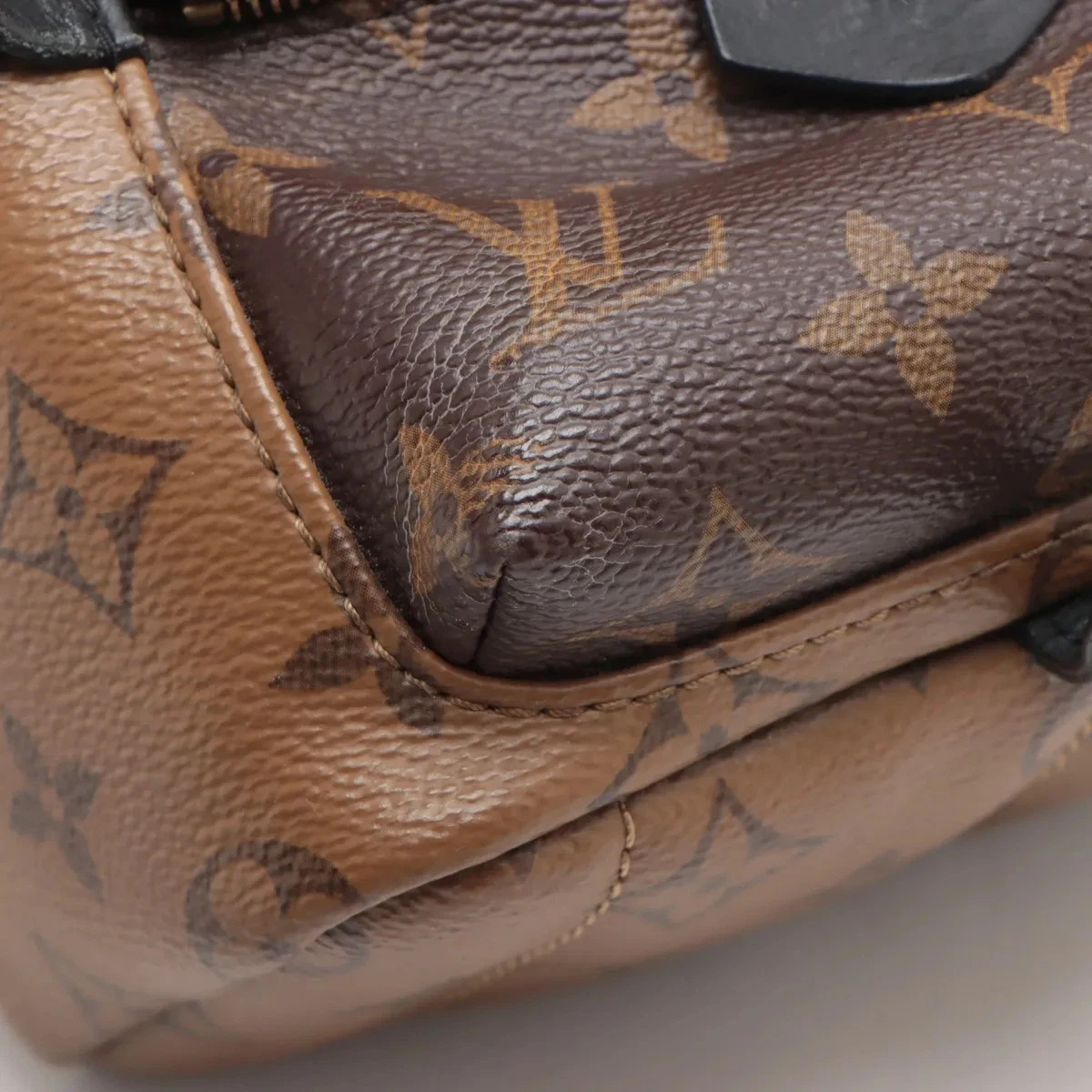 $2770 RFID Louis Vuitton Reverse Monogram Palm Springs Backpack Mini