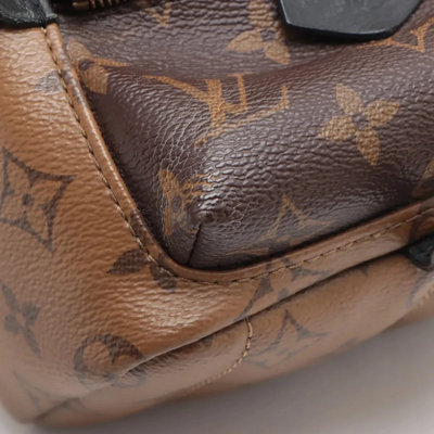 $2770 RFID Louis Vuitton Reverse Monogram Palm Springs Backpack Mini
