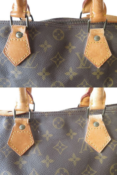 Authentic Louis Vuitton Monogram Speedy 30 Hand Bag F#45163