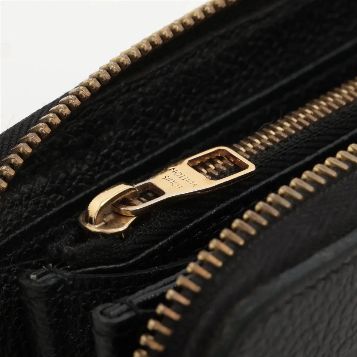 $1170 Louis Vuitton Empreinte Zippy Wallet M61864 Noir Zip Round Wallet