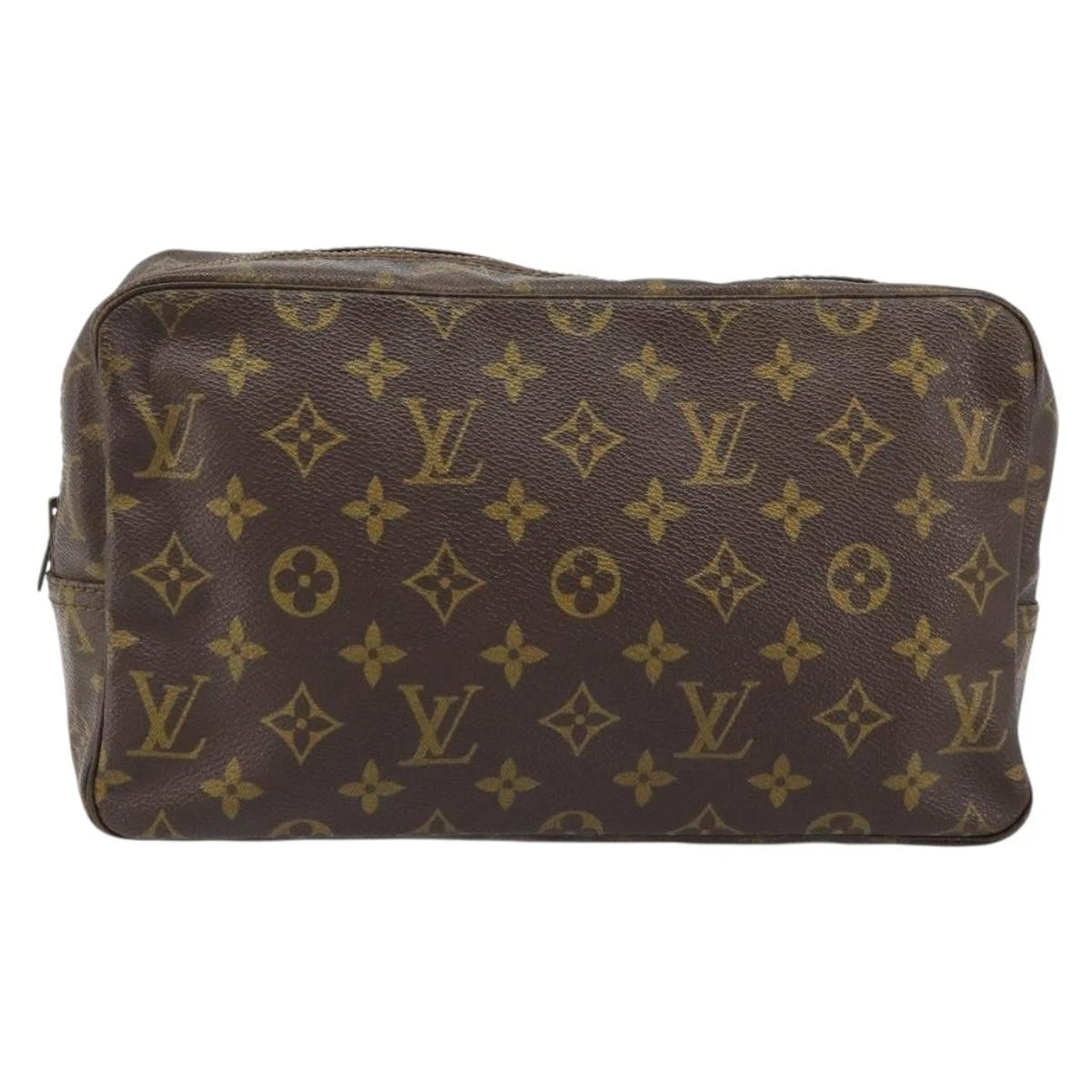 $600 LOUIS VUITTON Monogram Trousse Toilette 28 Clutch Bag VINTAGE