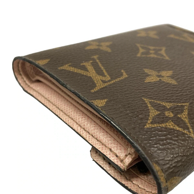 LOUIS VUITTON Portefeuille Victorine M62360 Rose Ballerine Monogram MI4118