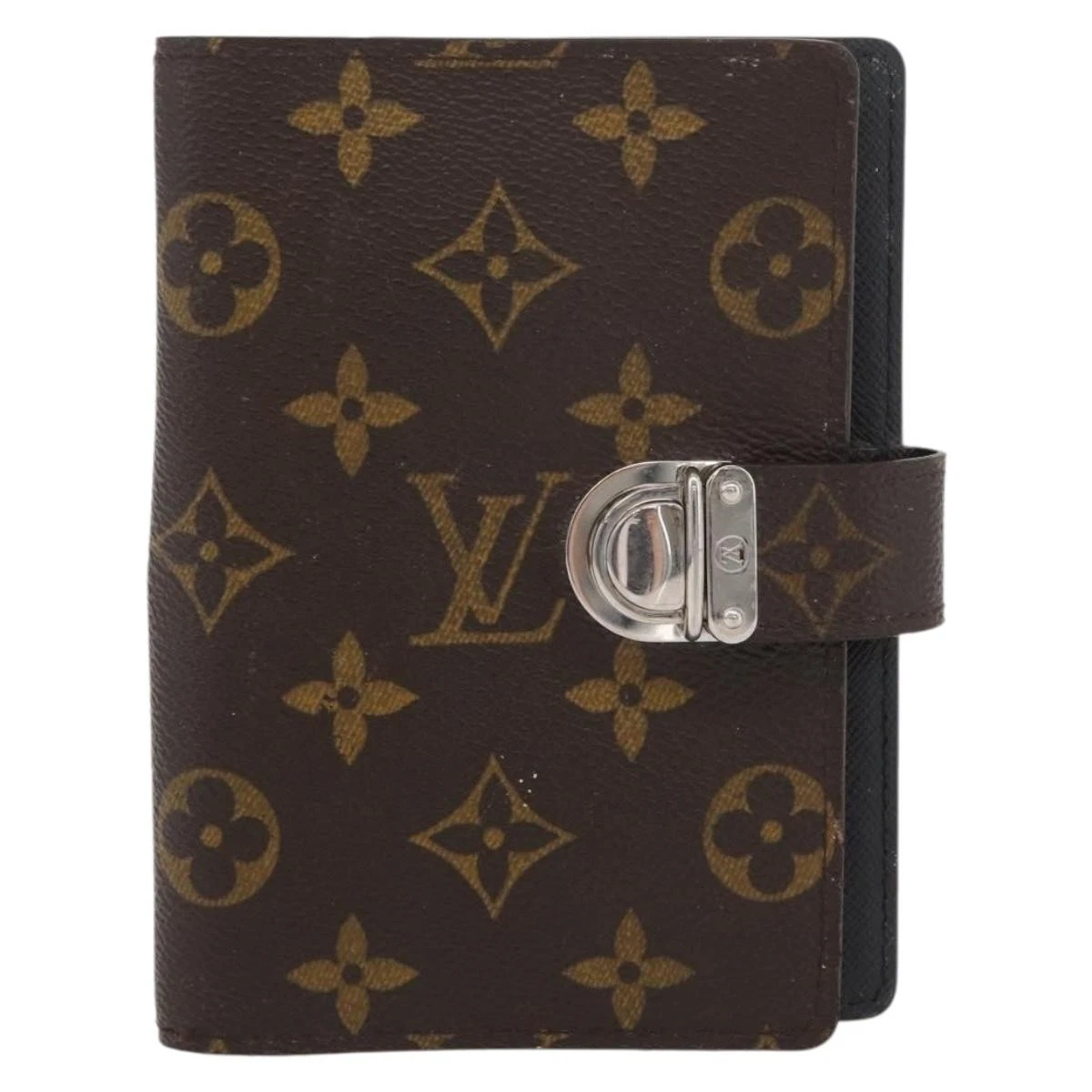 $650 2005 LOUIS VUITTON Monogram Agenda Koala PM Silver CA0065