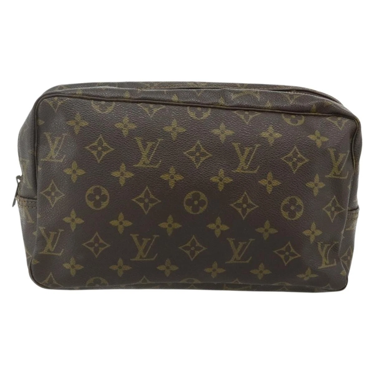 $600 1983 LOUIS VUITTON Monogram Trousse Toilette 28 Clutch Bag 831