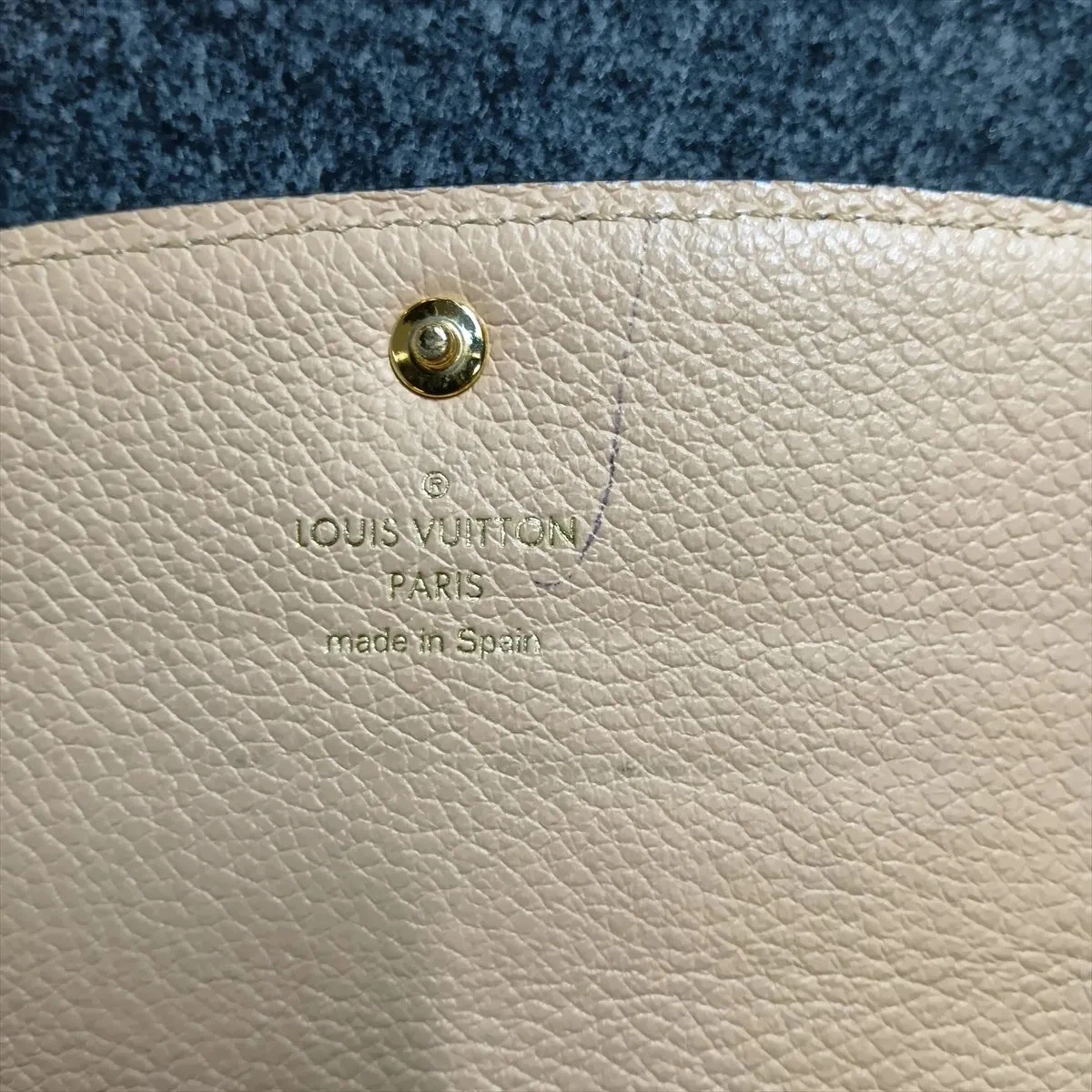 $775 RFID Louis Vuitton Empreinte Emilie Wallet Black Dune