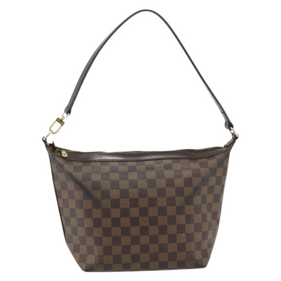 $1050 2005 LOUIS VUITTON Damier Ebene Illovo MM Shoulder Bag AR0065