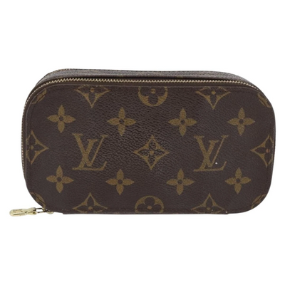 $750 2002 LOUIS VUITTON Monogram Trousse Blush PM VI0092