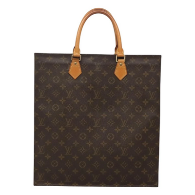 LOUIS VUITTON Monogram Sac Plat Hand Bag