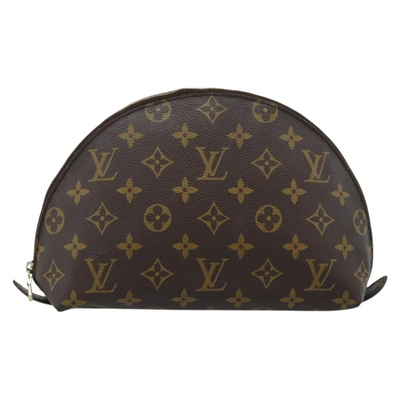 $620 2002 LOUIS VUITTON Monogram Trousse Demi Ronde TH0022