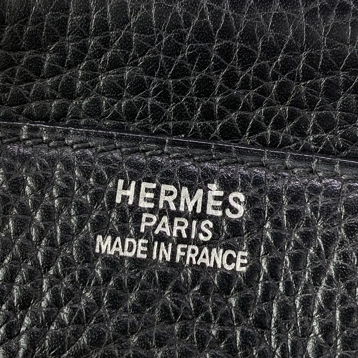 HERMES Birkin 35 Black Togo Square J Handbag 227277376487